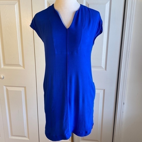 Madewell Royal Blue Du Jour Tunic Dress Size XS - Picture 4 of 13